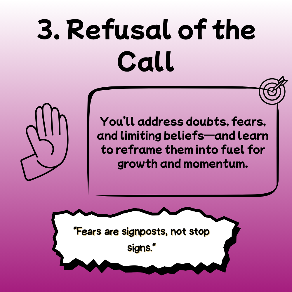 Refusal of the Call: My fears and inner resistance that almost held me back